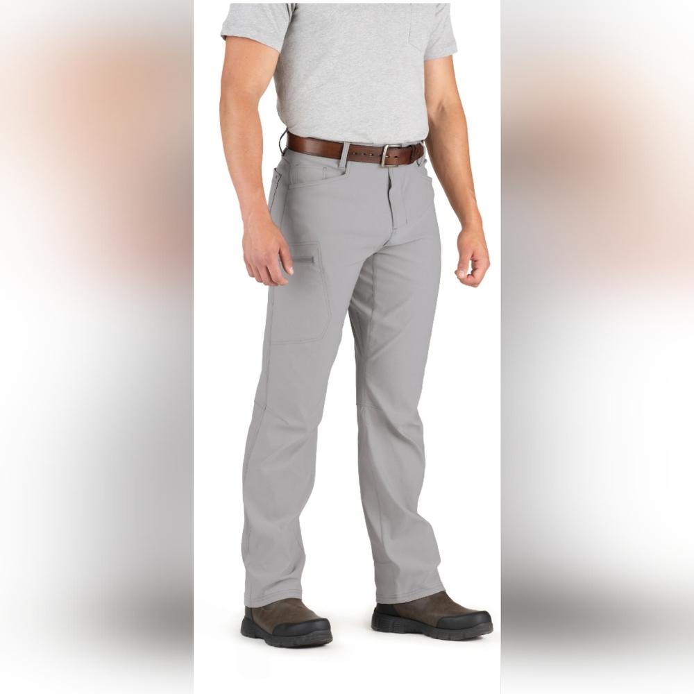 NWT..Berne Men's Lightweight Flex Pro Pants (Model P813) in the color "Smoke".